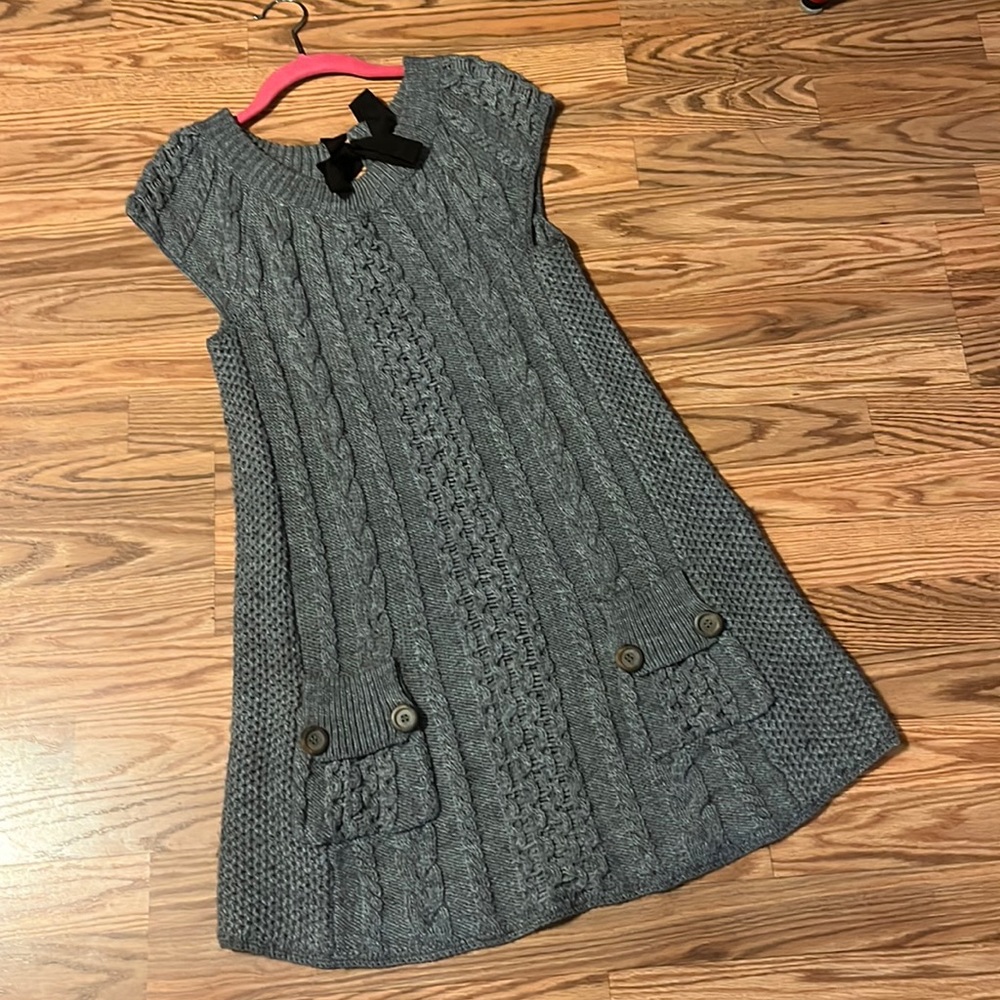 Grey Cable Knit Free People Dress. Sz: M So Adorable!